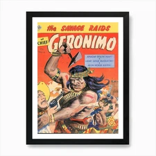 Geronimo Cover #4 Art Print Framed Wall Art Poster Canvas Print Picture
