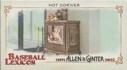 2022 Topps Allen and Ginter Mini Baseball Lexicon #BL12 Hot Corner Card