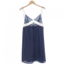 Gucci 519331 ZIS17 Silk Dress Black Beige Size 38 Used