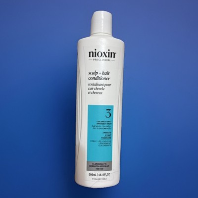 Nioxin System 3 Scalp and Hair Conditioner for Colored Dry Damaged 16.9oz SEALED