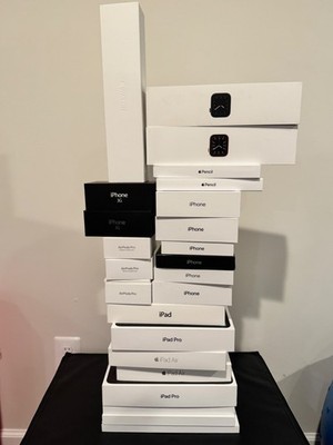 Apple OEM Empty Boxes for iPad, iPhone, Watch, AirPods, Pencil, Keyboards