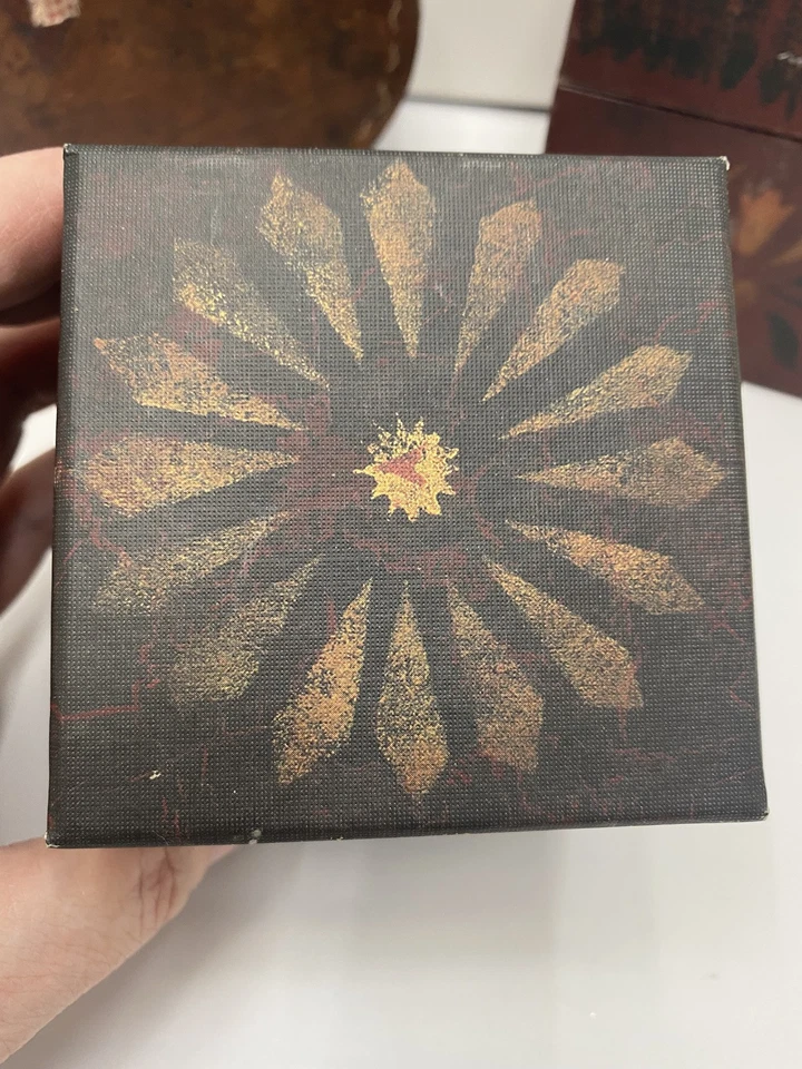 Bob’s Boxes Lang Card Co. Parlour Colors Nesting Set Of 3 + Heart Shaped Box - Image 4 of 4