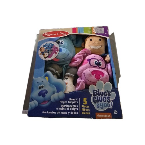 Melissa & Doug Blue's Clues & You! Títeres de mano y dedo - 33013 nuevos en caja nuevos en caja - Imagen 2 de 8