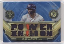 2019 Topps Triple Threads Relics Sapphire 3/3 Jose Altuve #TTR-JOA3 s3g