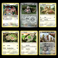 Slakoth Lot 101 Black White Dragons Exalted Pokemon Cards Collection Set
