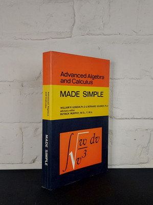 Advanced Algebra and Calculus (Made Simple Books) by Sohmer, B. Paperback Book