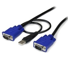 10' USB 2in1 KVM Cable