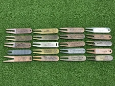 Lot (20) Golf Course Club Divot Tools Collection Metal Arizona Boulders DC Troon