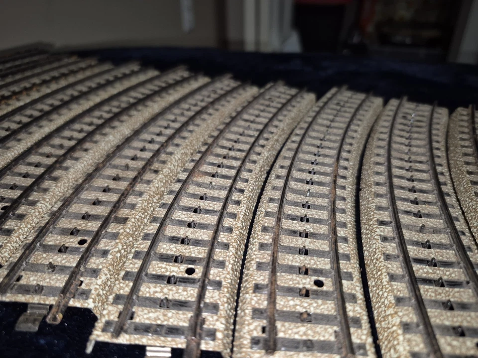 Lot of 25 Pieces Vintage MARKLIN HO Scale M Track Straigh Curves Switches - Image 4 of 4