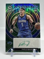 2022-23 Spectra Paolo Banchero Aspiring Green Prizm RC ROOKIE AUTO /49 Magic SSP