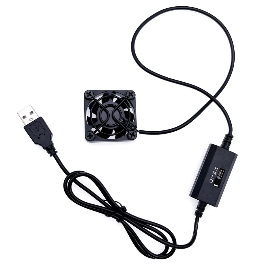 Ventilateur de Refroidissement USB 5V de 40mm avec 3 Vitesses de Ventilation - Photo 1/4