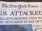 September 12, 2001 New York Times Late Edition 9/11 US Attacked Newspaper News — photo 2