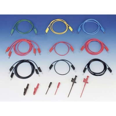 SKS Hirschmann 935980410 Messleitungs-Set Lamellenstecker 4 mm Lamellenstecke...