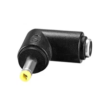 90 Degree Right Angle 4x1.7mm Male to 5.5x2.1mm Female DC Power Connector, 5Pcs