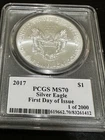 2017 PCGS MS70 First Day of Issue HISTORY IN YOUR HANDS   1 of 2000