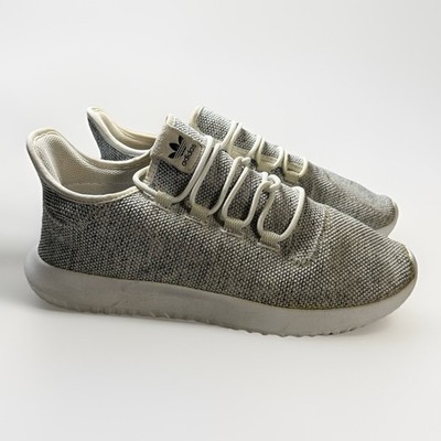 adidas Tubular Shadow Knit Men's White/Grey Size 10 Lightweight