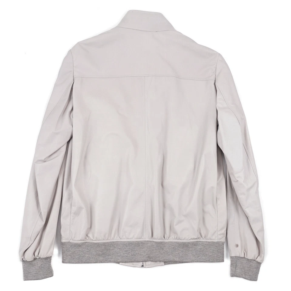 Несовершенный Cesare Attolini мягкий наппа из овчины кожаная куртка M (Eu 50) новый с Ярлыками $5500 - Изображение 3 из 4