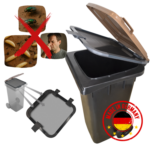 Biotonne Maden Deckel Offen Lassen Geruch Biotonne Madenfrei – Deckel gegen Fliegen, Maden, Gestank – ohne
