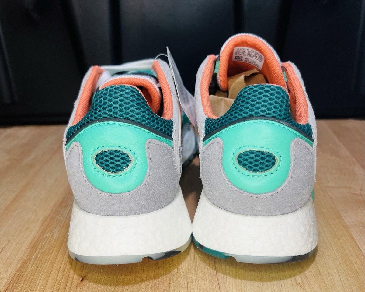 Adidas Tresc Run J Sneakers Shoes White Bliss Coral EF7650 Men\'s 6 / Women’s 7.5 Adidas Tresc Run J Sneakers Shoes White Bliss | Mercari main image 4