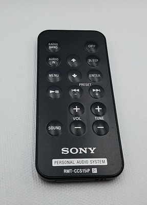 Genuine Sony RMT-CCS15iP Personal Audio System Replacement Remote Control