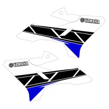 R Tech Revolution YZ retro shroud graphics blue / white bg Free Shipping!