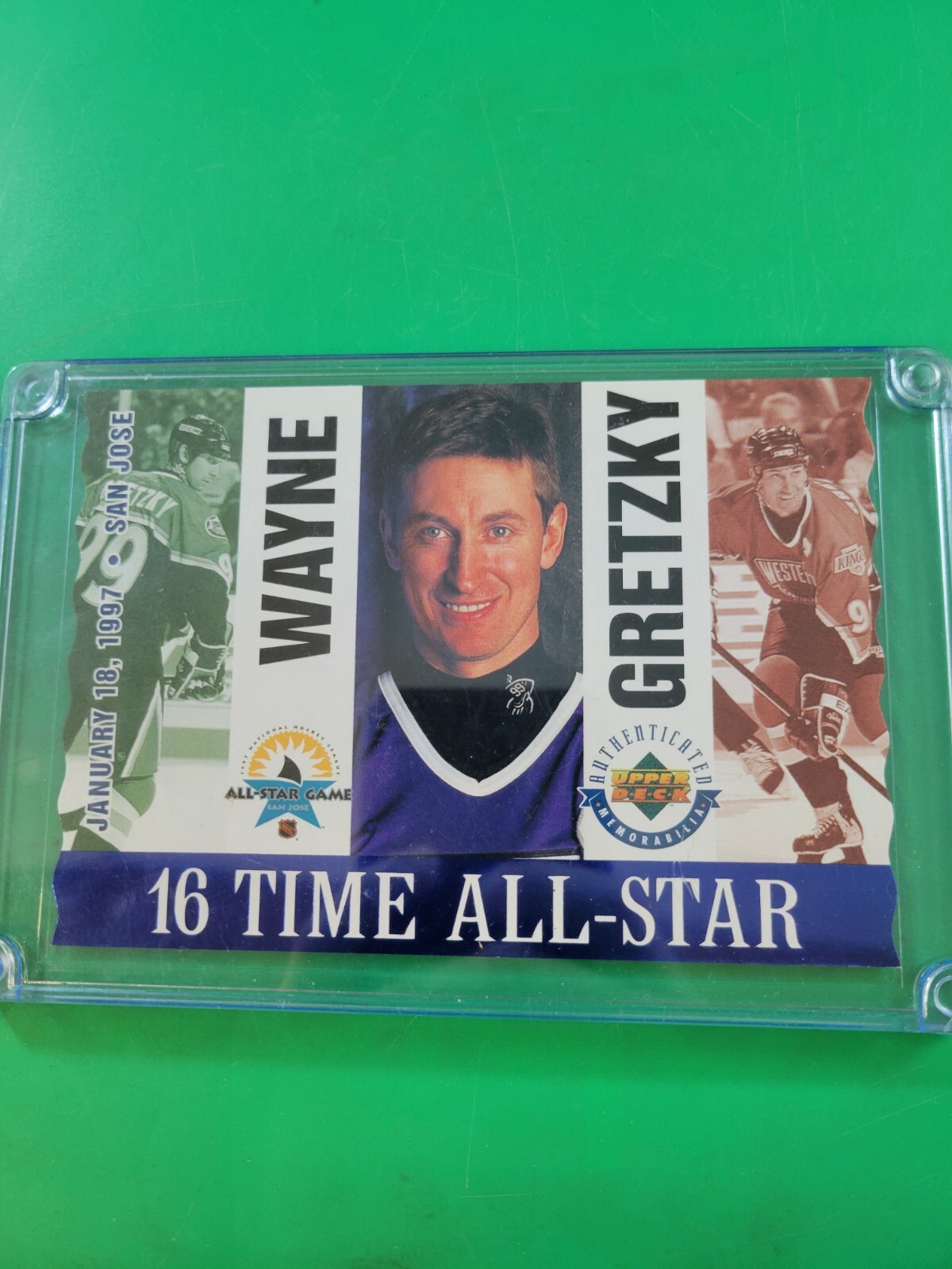 1997 Upper Deck Wayne Gretzky 16x All-Star Limited Edition Hockey Card