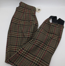 Vintage Express Marque Pants Rayon Leggings Stirup Plaid Womens 5/6