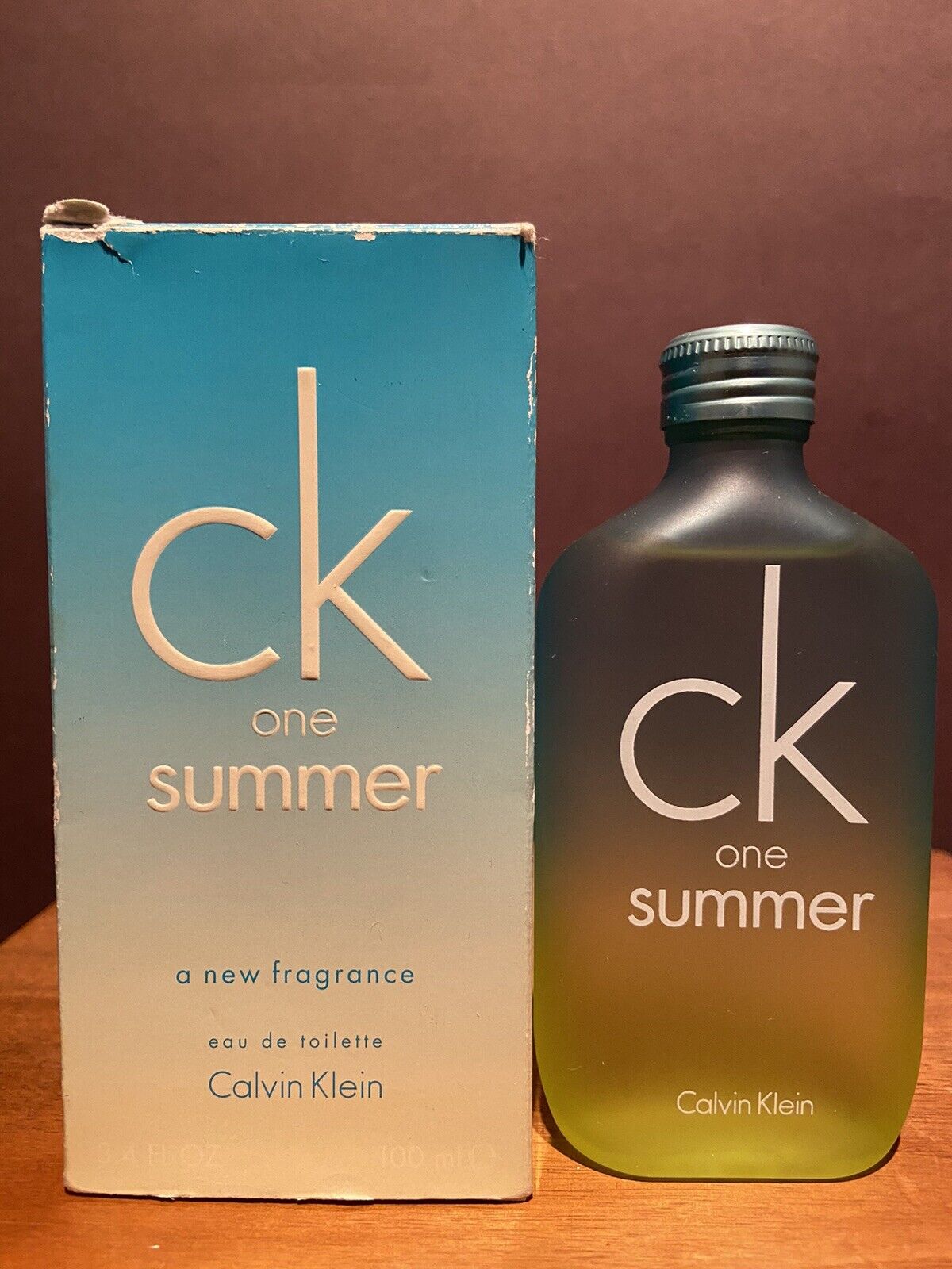 CK ONE SUMMER 2006 by Calvin Klein 3.4 OZ / 100 ML EDT Sprayer pump missing  RARE