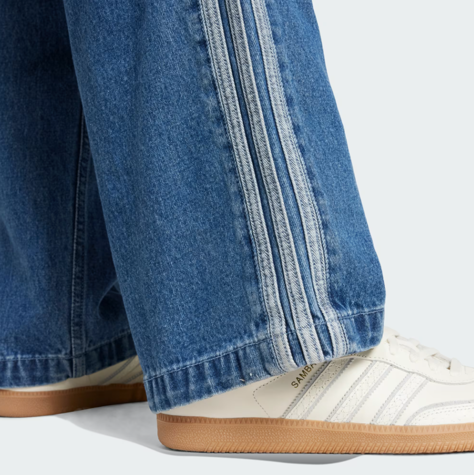 ADIDAS Originals Adicolor Denim Firebird Pants For Men ADIDAS Originals Adicolor Denim Firebird Pants For Men