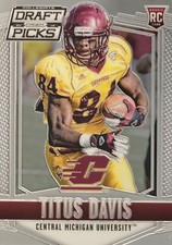 2015 Panini Prizm Collegiate Draft Picks Football Draft Picks #242: Titus Davis