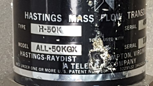 Hastings Mass Flow Transducer Type H-50K, Model ALL-50KGX - Picture 2 of 7