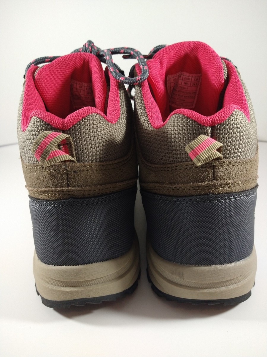 Bearpaw Aster Kids Girls Taupe Brown Pink Hiking Boots Shoe Size