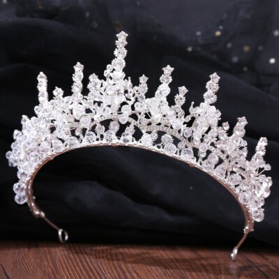 Swarovski crystal crown head piece Armorette Bridal Headband – Radiant Swarovski Crystals  main image 4