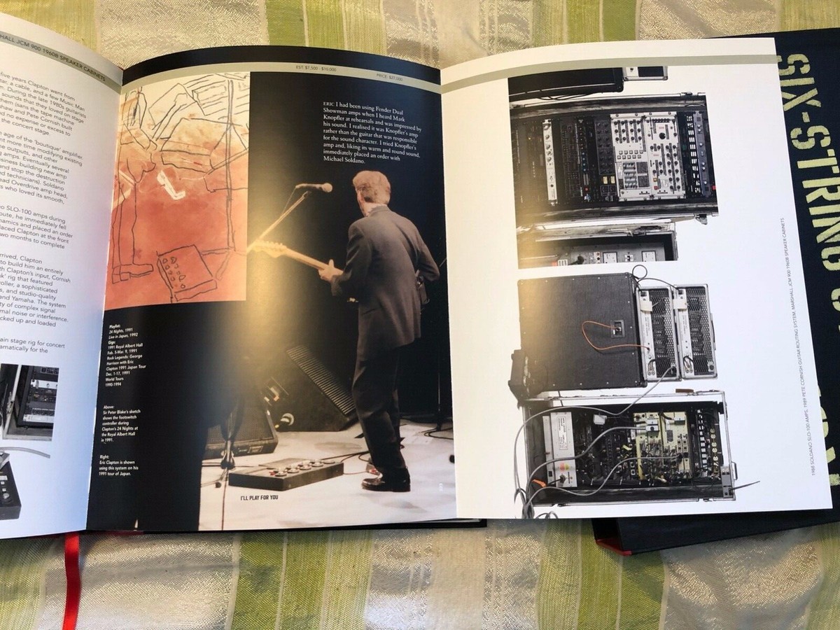 Six String Stories Eric Clapton Limited Edition Book. Signed by