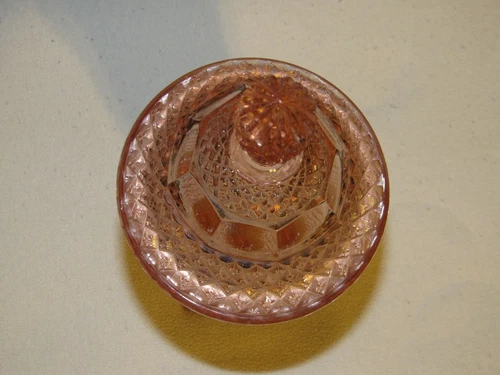 Miss America Pink Depression Covered Candy Dish