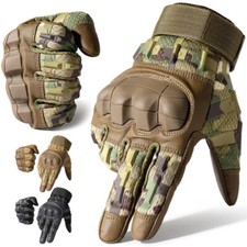 Tactical Gloves Touchscreen Finger TPR Impact Protection Airsoft Shooting Gloves