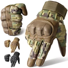Tactical Gloves Touchscreen Finger TPR Impact Protection Airsoft Shooting Gloves