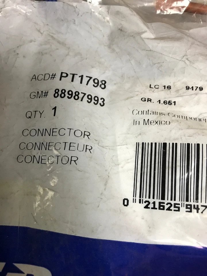 Engine Coolant Temperature Sensor Connector-Sensor-Crankshaft Position Conn - Image 2 of 4