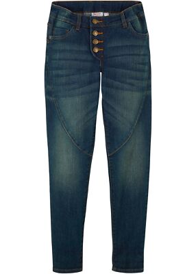 Mädchen Boyfriend-Jeans Gr. 170 Dirty Denim Mädchenjeans Hose Pants Neu