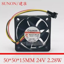 SUNON ME50152V1-000C-A99 5015 DC24V 2.28W 2-wire Inverter Cooling Fan