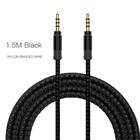 High Quality 3.5mm Stereo Audio Cable Extension Male to Male 1.5M Braided AUX