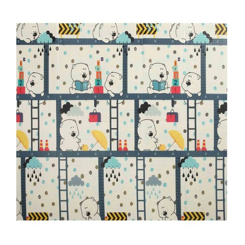 Baby Vivo Alfombra Infantíl Juego para Niños de Arrastre Foam Bebé Doble Cara - Imagen 4 de 12