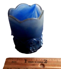 Decorative Blue Toothpick Holder