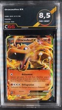 Carte pokemon Dracaufeu EX CGG 8,5 NM+ Mint FRANCAIS Evolutions 11/106 24400010