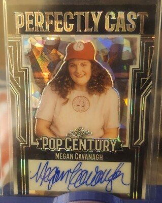 2023 Leaf Pop Century Perfectly Cast Megan Cavanagh Auto 3/10 Black Cracked Ice
