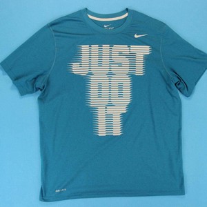 blue just do it shirt