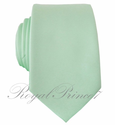 New Classic Men's Solid Self tie Neck Tie Wedding Party Formal Prom - Picture 14 of 35
