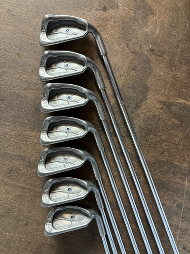 PING IST BLUE DOT IRON SET 3 4 5 6 7 8 9 STIFF FLEX STEEL SHAFT RH