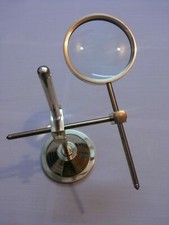 Magnifying Glass Collectible Table Top Decorative Brass Magnifier Map Reader