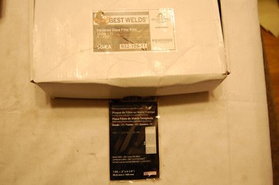Best Welds Shade 11 Hardened Glass Filter Plate 2'' x 4-1/4'' (Box of 50)
